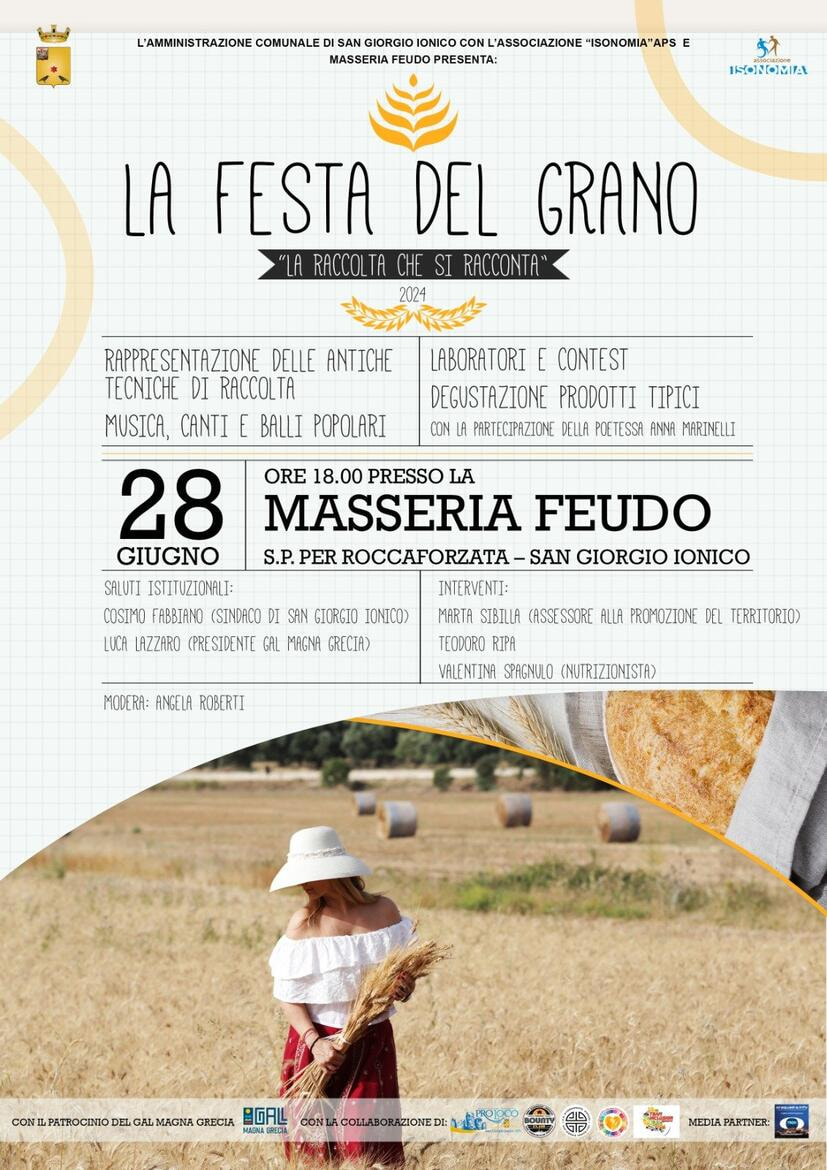 Locandina Festa del grano