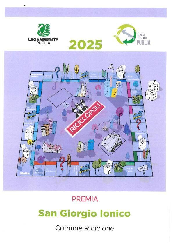 Immagine: San Giorgio Ionico Comune Riciclone 2025
