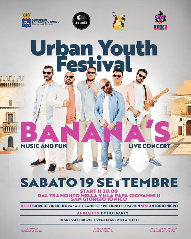 ESTATE 2026 - Evento musicale “Urban Youth Festival” esibizione live del gruppo “Banana Republiq”