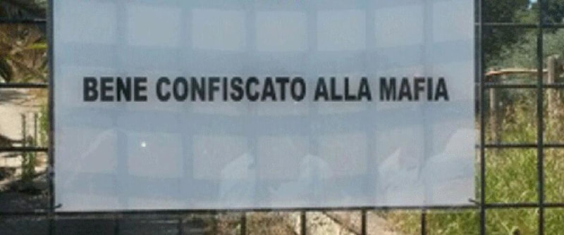 Cartello confisca di un bene