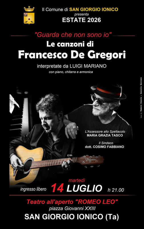 ESTATE 2026 - Spettacolo musicale del 14 luglio