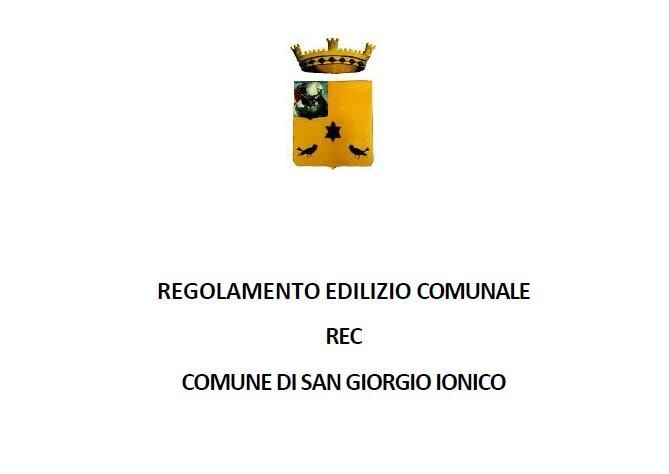 APPROVAZIONE DEL NUOVO REGOLAMENTO EDILIZIO COMUNALE IN VIGORE DAL 09.02.2026