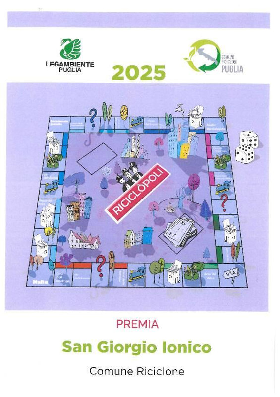 San Giorgio Ionico Comune Riciclone 2025, superato il 70% di raccolta differenziata.