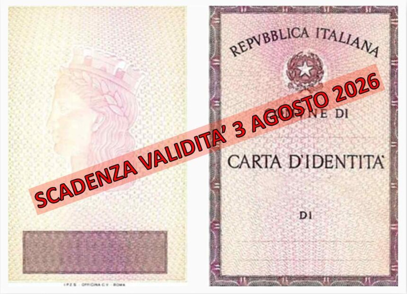 Immagine: Scadenza carta d'identità cartacea