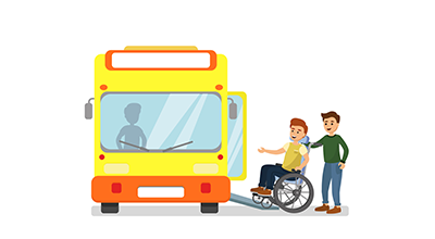 Immagine: trasporto alunni con disabilità